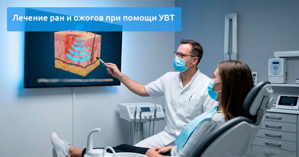 Лечение ран и ожогов при помощи УВТ