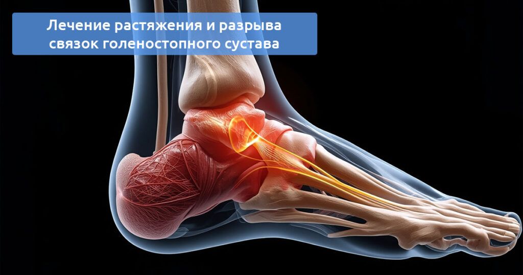 Лечение растяжения и разрыва связок голеностопного сустава: современные методы восстановления