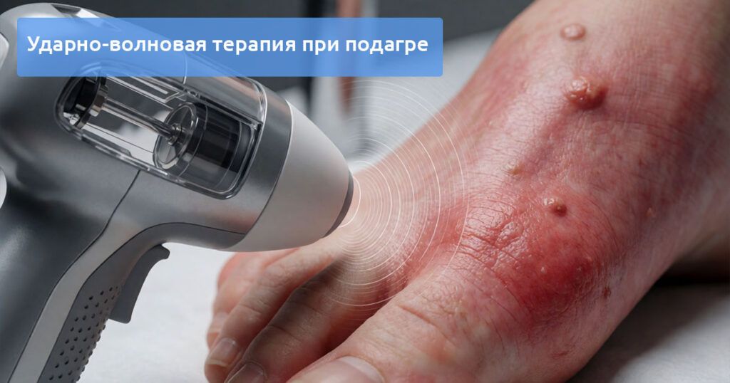 Ударно-волновая терапия при подагре, цены на лечение методом УВТ