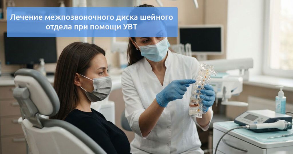Лечение межпозвоночного диска шейного отдела при помощи УВТ